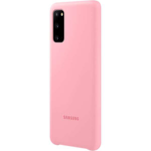 SAMSUNG original silikonski ovitek EF-PG980TPE za SAMSUNG Galaxy S20 G980 - roza