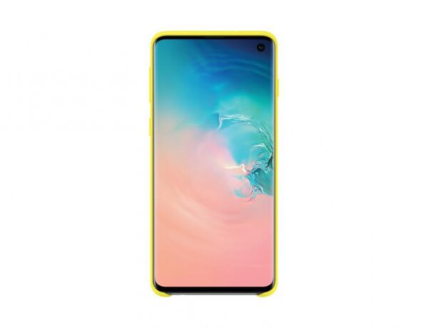 SAMSUNG original silikonski ovitek EF-PG973TYE za SAMSUNG Galaxy S10 G973 - rumen - Image 4