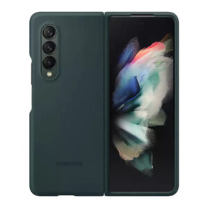 SAMSUNG original silikonski ovitek EF-PF926TGE za SAMSUNG Galaxy Z Fold 3 F926 - zelen
