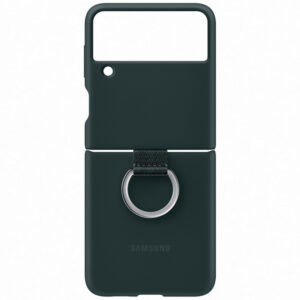 SAMSUNG original silikonski Ring ovitek EF-PF711TGE za SAMSUNG Galaxy Z Flip 3 F711 - zelen