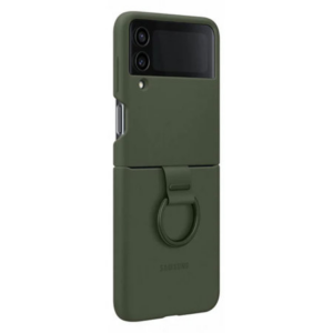 SAMSUNG original silikonski Ring Case ovitek EF-PF721TGE za SAMSUNG Galaxy Z Flip 4 - olivno zelena
