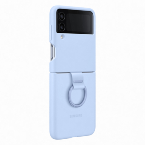 SAMSUNG original silikonski Ring Case ovitek EF-PF721TPE za SAMSUNG Galaxy Z Flip 4 - pink
