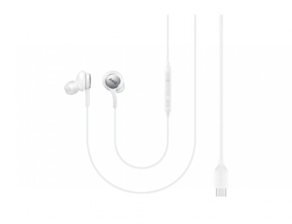 SAMSUNG original SLUŠALKE AKG EO-IC100BWE Type C vtič - bele