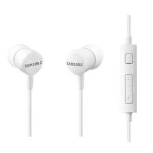 Samsung original SLUŠALKE EO-HS1303WEG s 3,5 vtičem z gumbom za nastavitev glasnosti - bel EU Blister