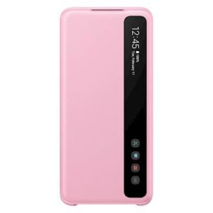 SAMSUNG original torbica Clear View EF-ZG980CPE za SAMSUNG Galaxy S20 G980 - roza