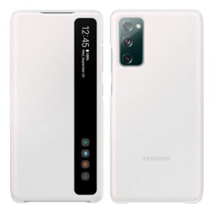 SAMSUNG original torbica Clear View EF-ZG780CWE za SAMSUNG Galaxy S20 FE G780 - bela