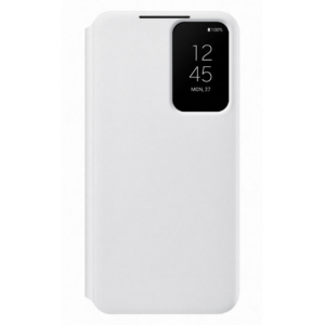 Samsung original torbica Clear View EF-ZS901CWE za Samsung Galaxy S22 5G - bela