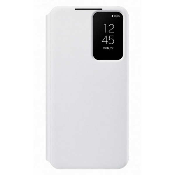 Samsung original torbica Clear View EF-ZS901CWE za Samsung Galaxy S22 5G - bela