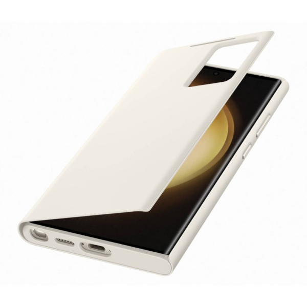 Samsung original torbica Clear View EF-ZS918CUE za Samsung Galaxy S23 Ultra 5G - bel - Image 3