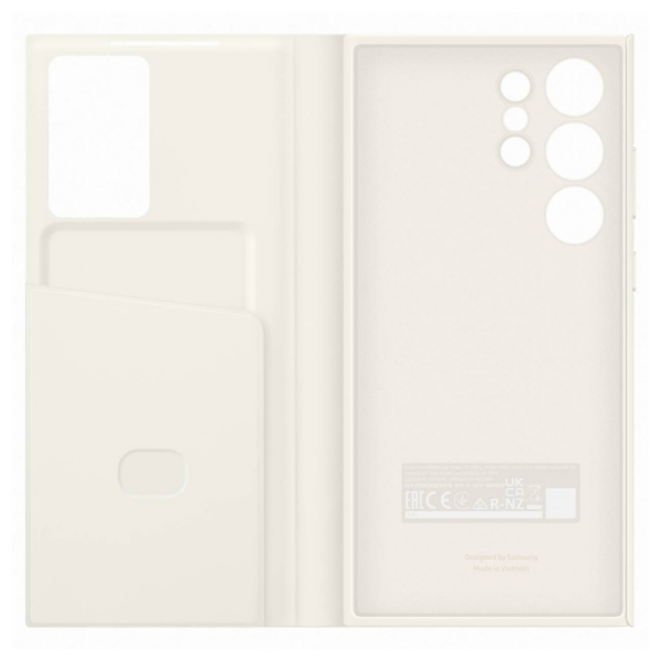 Samsung original torbica Clear View EF-ZS918CUE za Samsung Galaxy S23 Ultra 5G - bel - Image 4