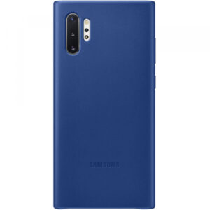 SAMSUNG original usnjen ovitek EF-VN975LLE za SAMSUNG Galaxy Note 10 Plus N975 - zaščita zadnjega dela - modra