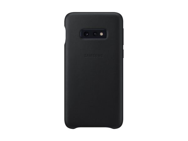 SAMSUNG original usnjen ovitek EF-VG970LBE za SAMSUNG Galaxy S10e G970 - zaščita zadnjega dela - črna