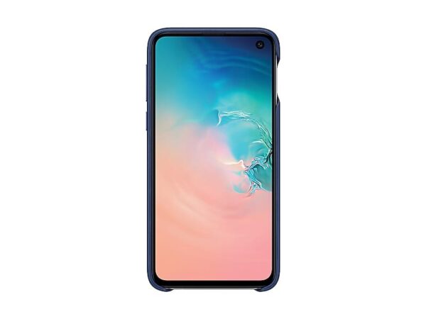 SAMSUNG original usnjen ovitek EF-VG970LNE za SAMSUNG Galaxy S10e G970 - zaščita zadnjega dela - navy modra - Image 2
