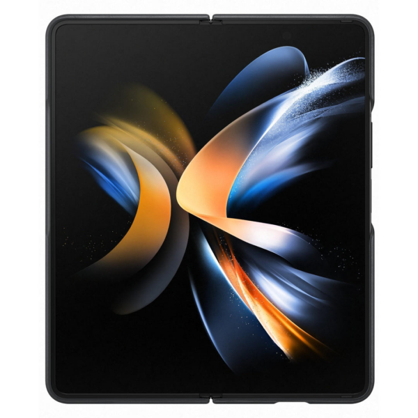 SAMSUNG original usnjen ovitek EF-VF936LBE za SAMSUNG Galaxy Z Fold 4 - zaščita zadnjega dela - črn - slika 2