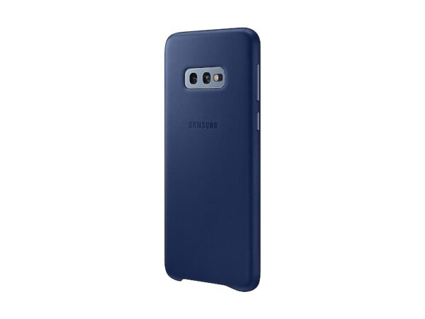 SAMSUNG original usnjen ovitek EF-VG970LNE za SAMSUNG Galaxy S10e G970 - zaščita zadnjega dela - navy modra - Image 3