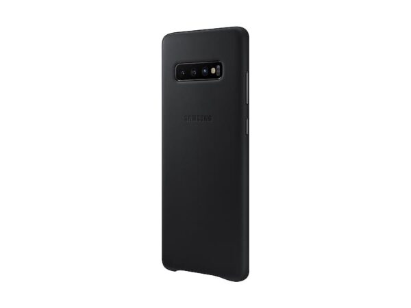 SAMSUNG original usnjen ovitek EF-VG975LBE za SAMSUNG Galaxy S10 Plus G975 - zaščita zadnjega dela - črna - Image 3