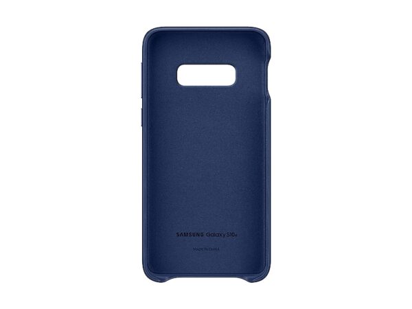 SAMSUNG original usnjen ovitek EF-VG970LNE za SAMSUNG Galaxy S10e G970 - zaščita zadnjega dela - navy modra - Image 4