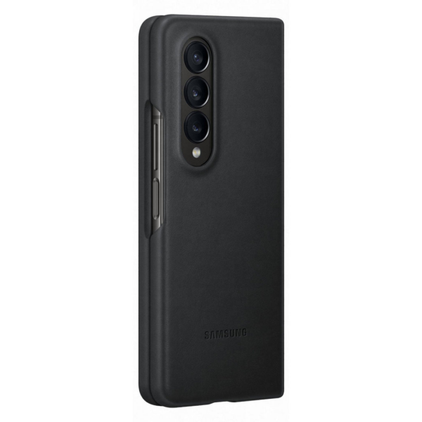 SAMSUNG original usnjen ovitek EF-VF936LBE za SAMSUNG Galaxy Z Fold 4 - zaščita zadnjega dela - črn - slika 4