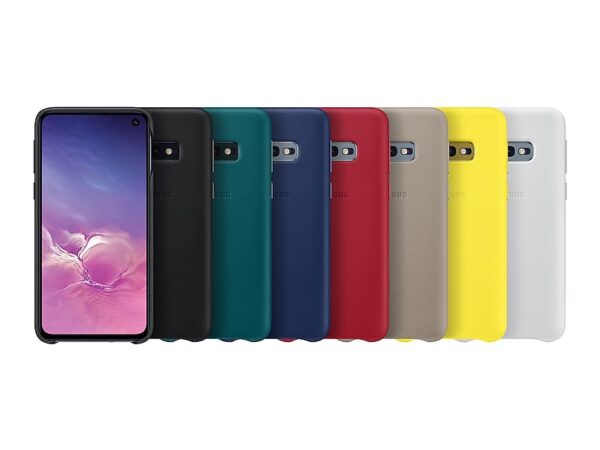 SAMSUNG original usnjen ovitek EF-VG970LGE za SAMSUNG Galaxy S10e G970 - zaščita zadnjega dela - zelena - Image 5