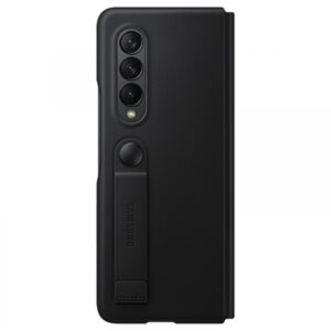 SAMSUNG original usnjen ovitek Leather cover EF-FF926LBE za SAMSUNG Galaxy Z Fold 3 F926 - črn