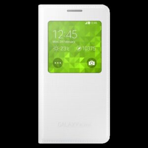 SAMSUNG original S-View EF-CG850BW preklopna torbica SAMSUNG Galaxy Alpha G850 bela