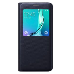 SAMSUNG original S-View EF-CG928PBE preklopna torbica SAMSUNG Galaxy S6 Edge + (plus) G928 črna