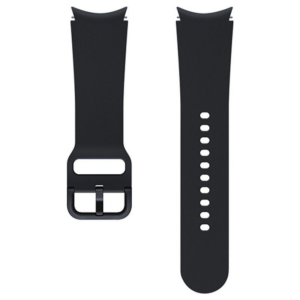 Samsung silikonski pašček ET-SFR86SBE za uro Samsung Watch 7, FE, Samsung Watch 6 in Watch 6 Sport, Whatch 6 Sport, Watch 4, Watch 5, size S / M - črn
