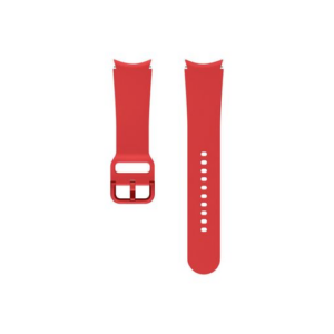 Samsung silikonski pašček ET-SFR87LRE za uro Samsung Watch 7, FE, Samsung Watch 6 in Watch 6 Sport, Whatch 6 Sport, Watch 4, Watch 5, size M / L - rdeč