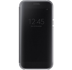 SAMSUNG original torbica Clear View EF-ZA520CBE za SAMSUNG Galaxy A5 2017 A520 črn