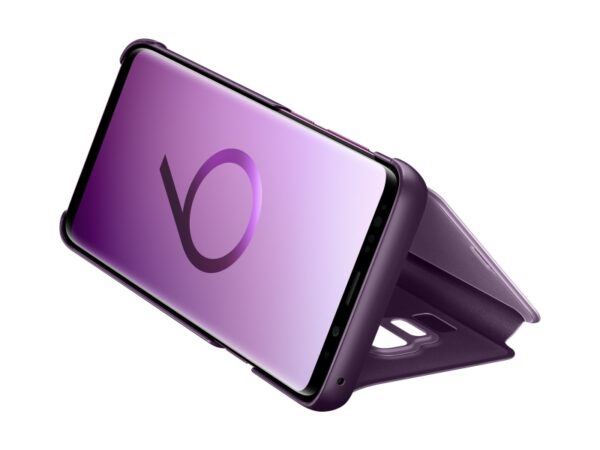 SAMSUNG original torbica Clear View EF-ZG965CVE za SAMSUNG Galaxy S9 plus vijola
