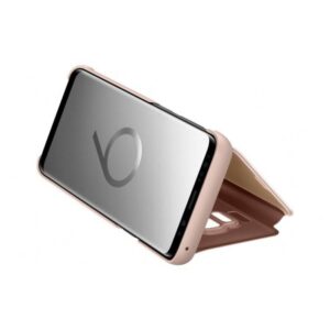 SAMSUNG original torbica Clear View EF-ZG960CFE za SAMSUNG Galaxy S9 zlata