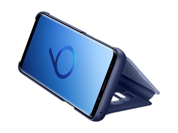 SAMSUNG original torbica Clear View EF-ZG960CLE za SAMSUNG Galaxy S9 modra
