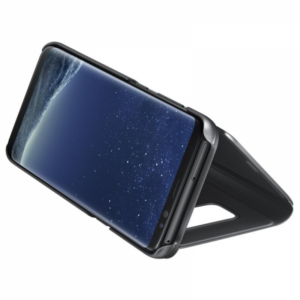 SAMSUNG original torbica Clear View EF-ZG950CFE za SAMSUNG Galaxy S8 zlat