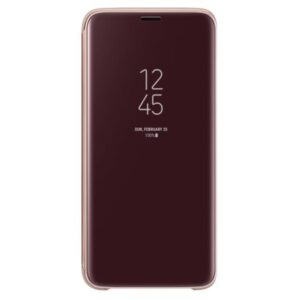 SAMSUNG original torbica Clear View EF-ZG965CFE za SAMSUNG Galaxy S9 plus zlata