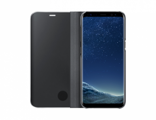 SAMSUNG original torbica Clear View EF-ZG955CBE za SAMSUNG Galaxy S8 Plus črn - Image 3