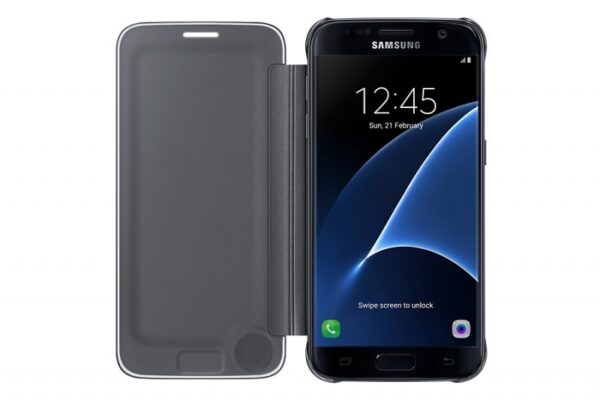 SAMSUNG original torbica Clear View EF-ZG930CBE za SAMSUNG Galaxy S7 G930 - Image 3