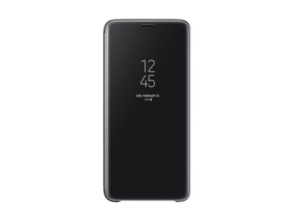 SAMSUNG original torbica Clear View EF-ZG965CBE za SAMSUNG Galaxy S9 plus črna - Image 5