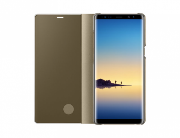 SAMSUNG original torbica Clear View EF-ZN950CFE za SAMSUNG Galaxy Note 8 G950 - zlat - Image 2