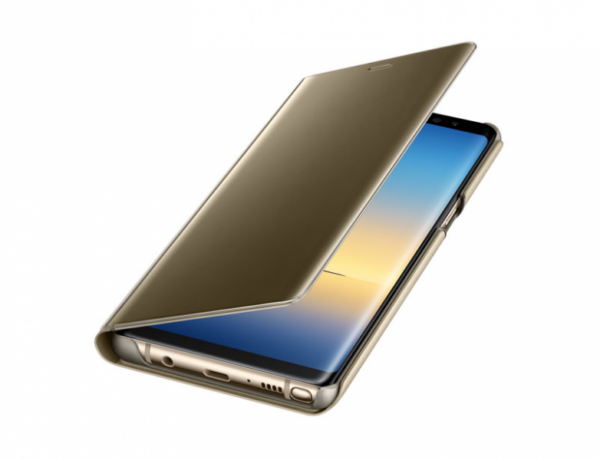 SAMSUNG original torbica Clear View EF-ZN950CFE za SAMSUNG Galaxy Note 8 G950 - zlat - Image 3