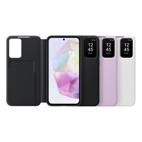 Samsung original torbica Smart View Wallet EF-ZA556CVE za Samsung Galaxy A55 - vijola - Image 5