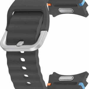 Samsung silikonski pašček ET-SNL30SBE za uro Samsung Watch 4/5/6/7 20mm size S/M - temno siv