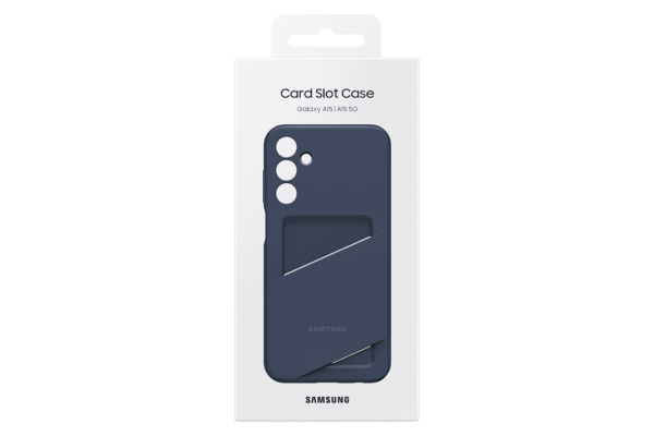 Samsung original ovitek Card Slot Cover EF-OA156TBEG za Samsung Galaxy A15 5G temno moder - Image 3
