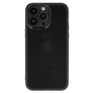 Satin silikonski ovitek za Samsung Galaxy S24 Ultra 5G - prozorno temen s sivo obrobo