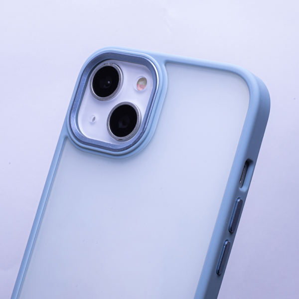 Satin silikonski ovitek za Samsung Galaxy A33 5G A336 - prozorno moder - Image 5