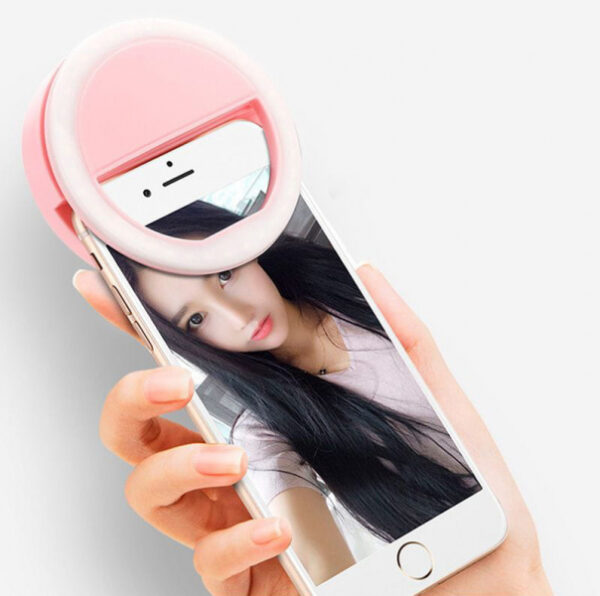 Selfie lučka za telefon - roza - Image 2