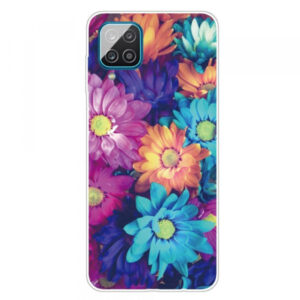 Silikonski ovitek ABSTRAKT Flowers za Samsung Galaxy A12 A125