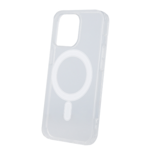 Silikonski ovitek ANTISHOCK MagSafe za iPhone 15 Pro - prozoren