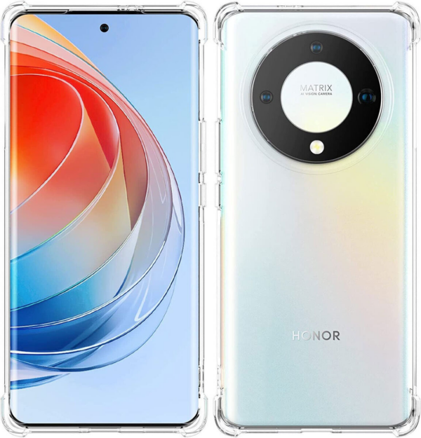Silikonski ovitek ANTISHOCK za Honor Magic 6 Lite - prozoren
