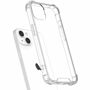 Silikonski ovitek ANTISHOCK za iPhone 15 Plus - prozoren