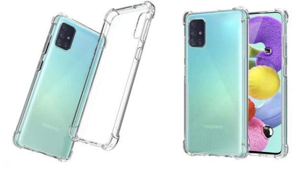 Silikonski ovitek ANTISHOCK za Samsung Galaxy A31 A315 - prozoren - Image 2